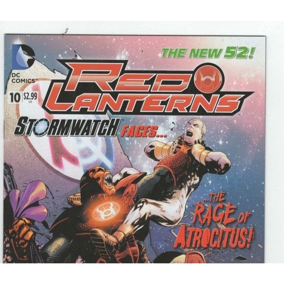 DC Comics Red Lantern Stormwatch Faces #10 The Rage Of Atrocitus Comic Book - Picture 4 of 10